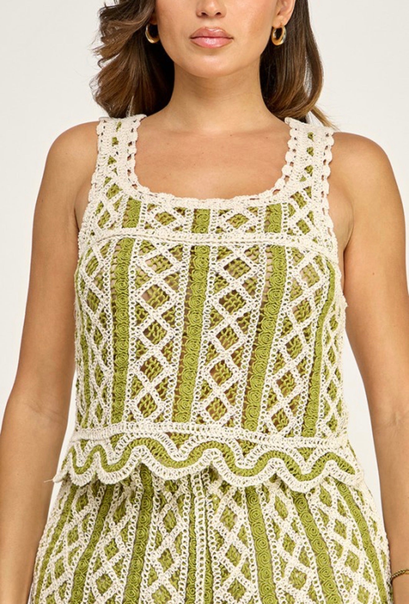 Ebere Crochet Set Green