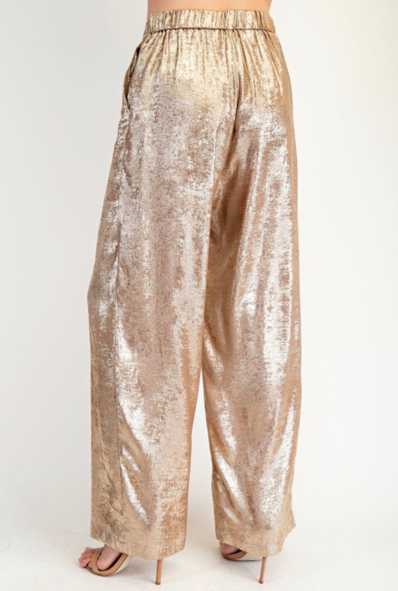 Christie Shimmer Pants Gold