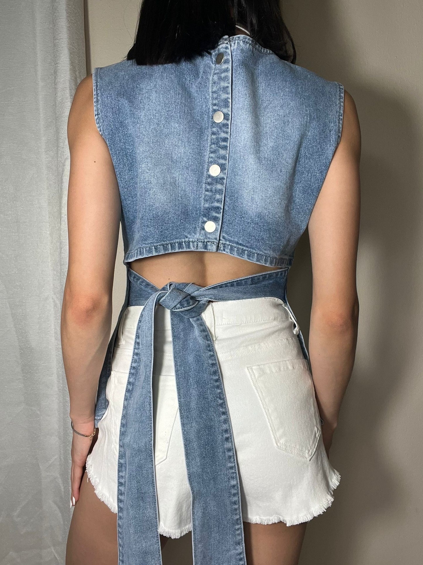 Eloise Denim Top