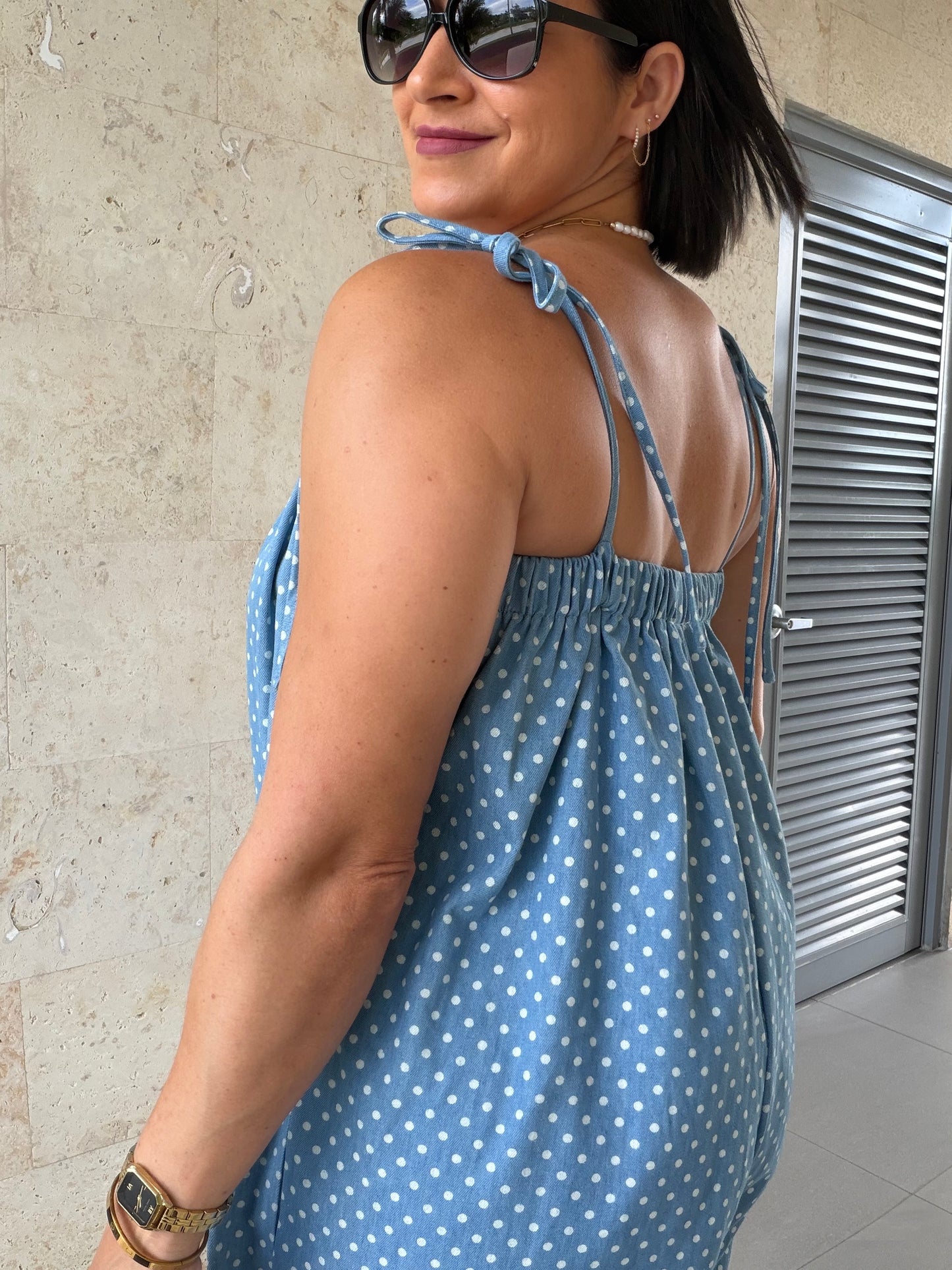 Adhara Denim Jumpsuit