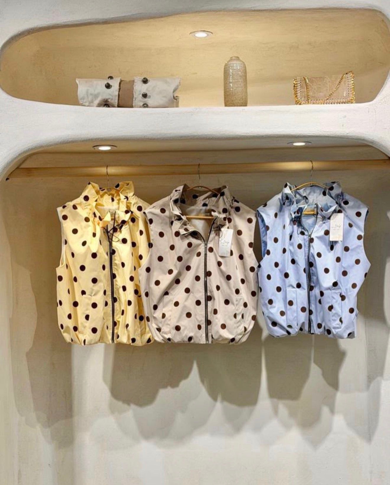 Polka Dot Bomber Jacket