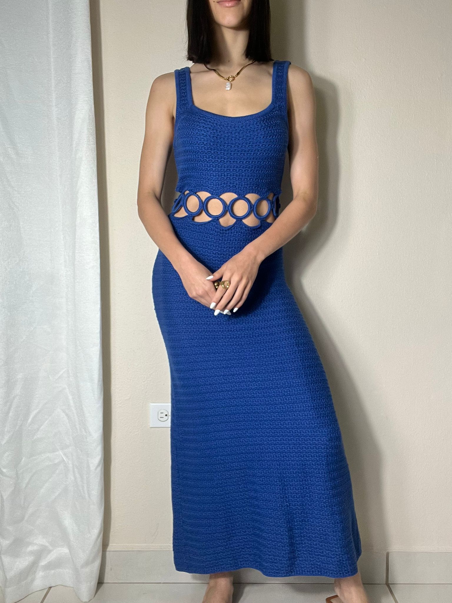 Roy Crochet Midi Dress Solandis Boutique LLC Roy Crochet Midi Dress Solandis Boutique LLC