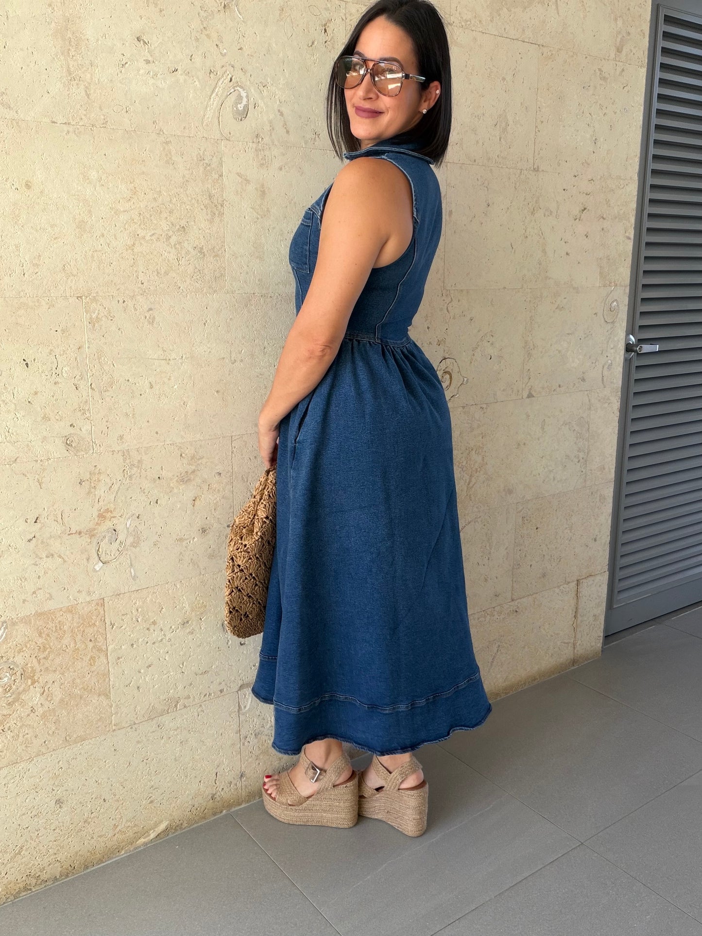 Olivia Denim Dress