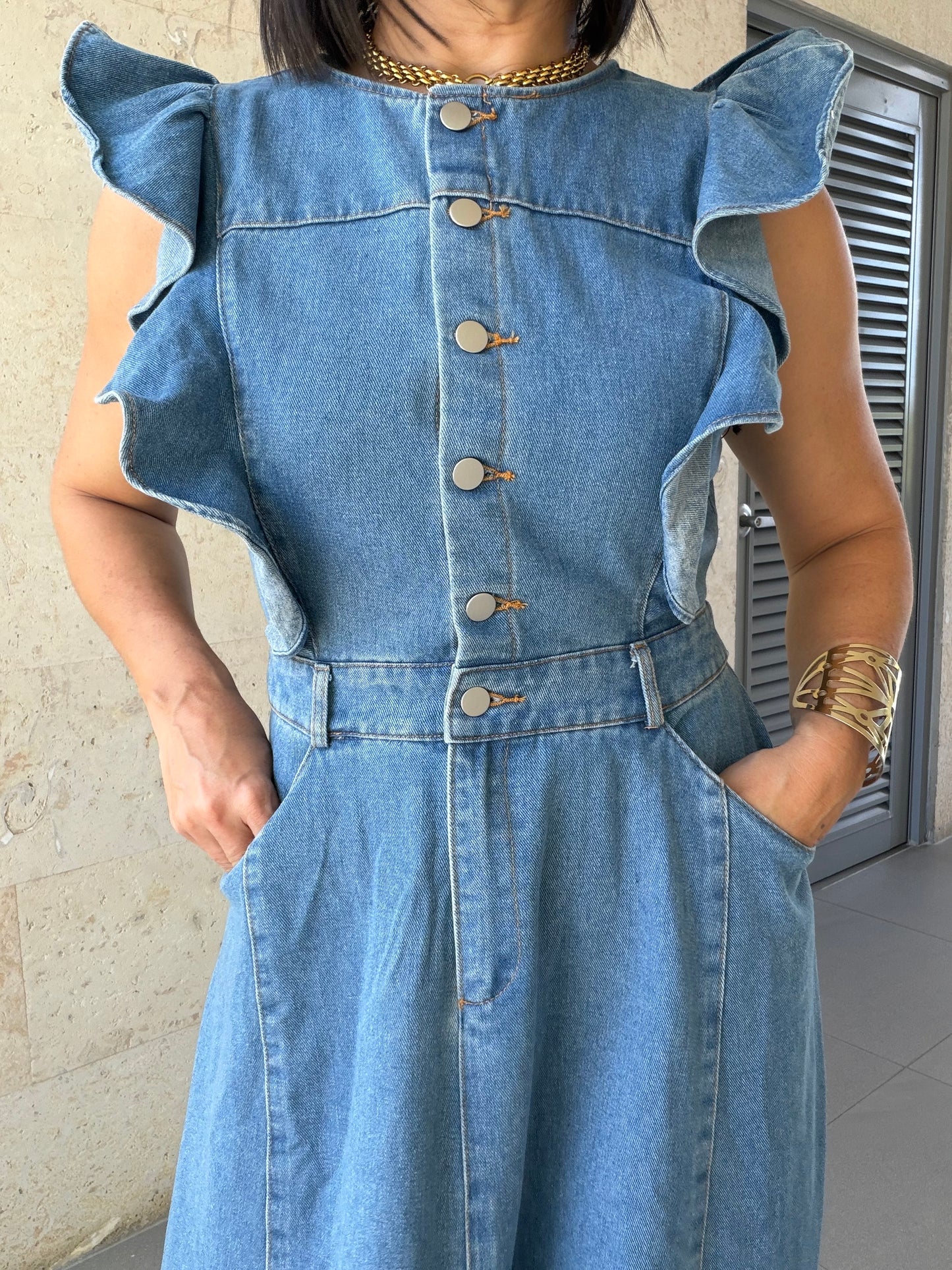 Florencia Denim Dress