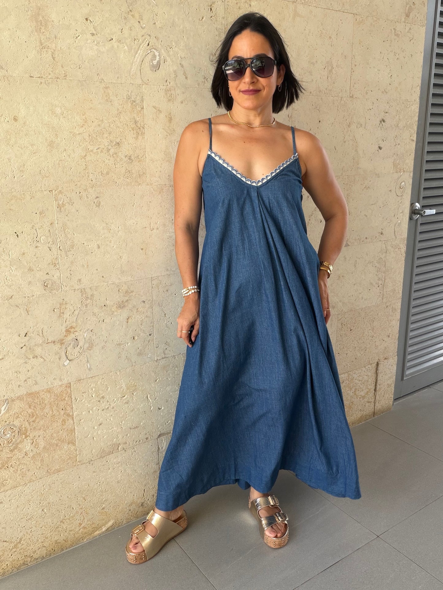 Adina Denim Dress