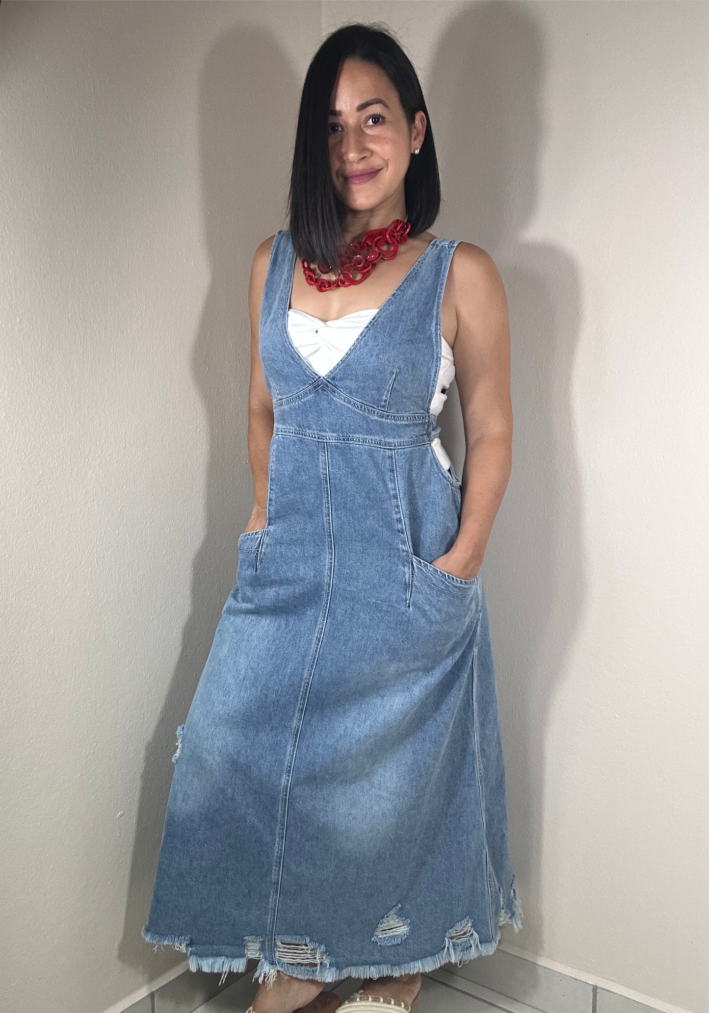 Yay Denim Dress Solandis Boutique LLC Yay Denim Dress Solandis Boutique LLC