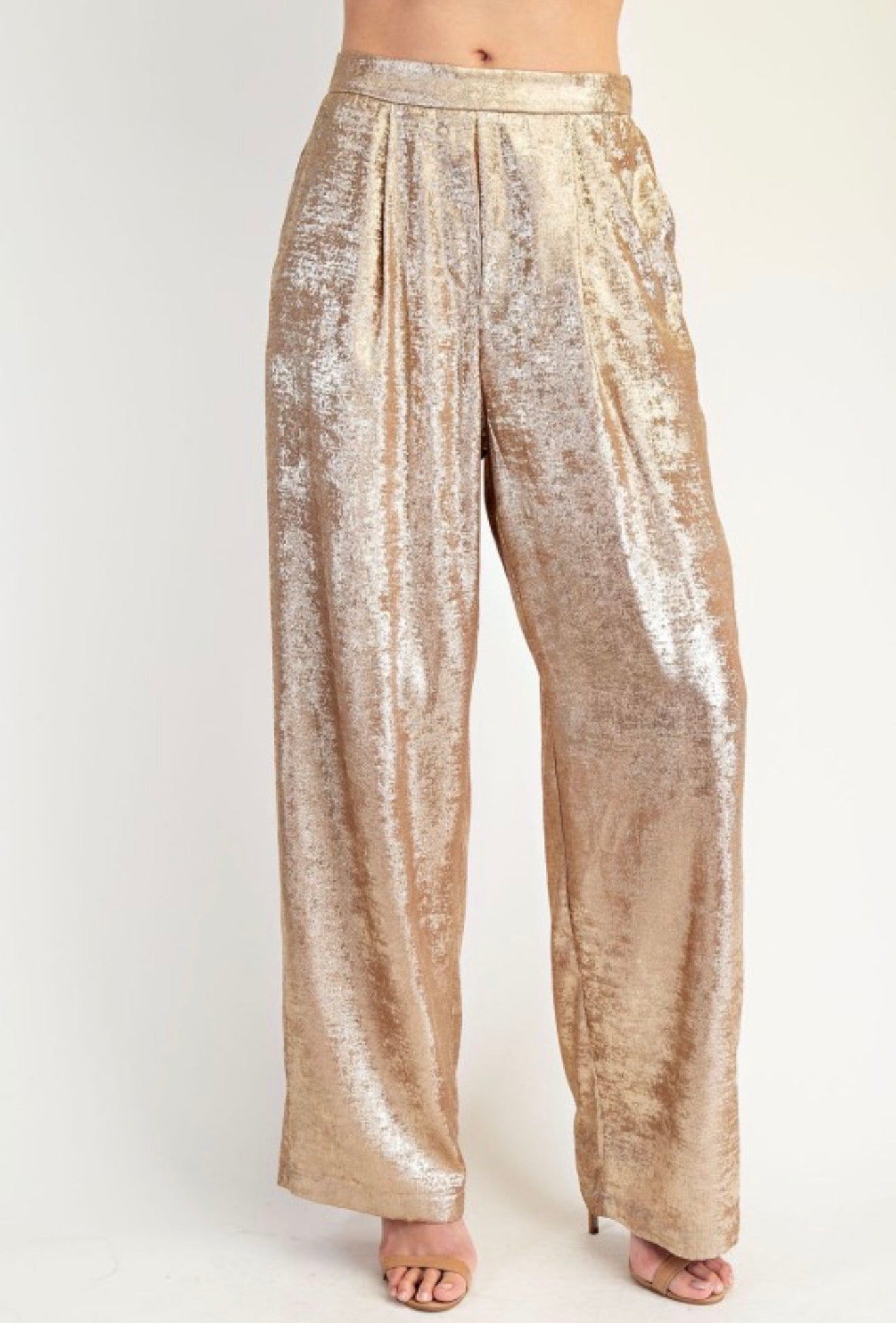 Christie Shimmer Pants Gold