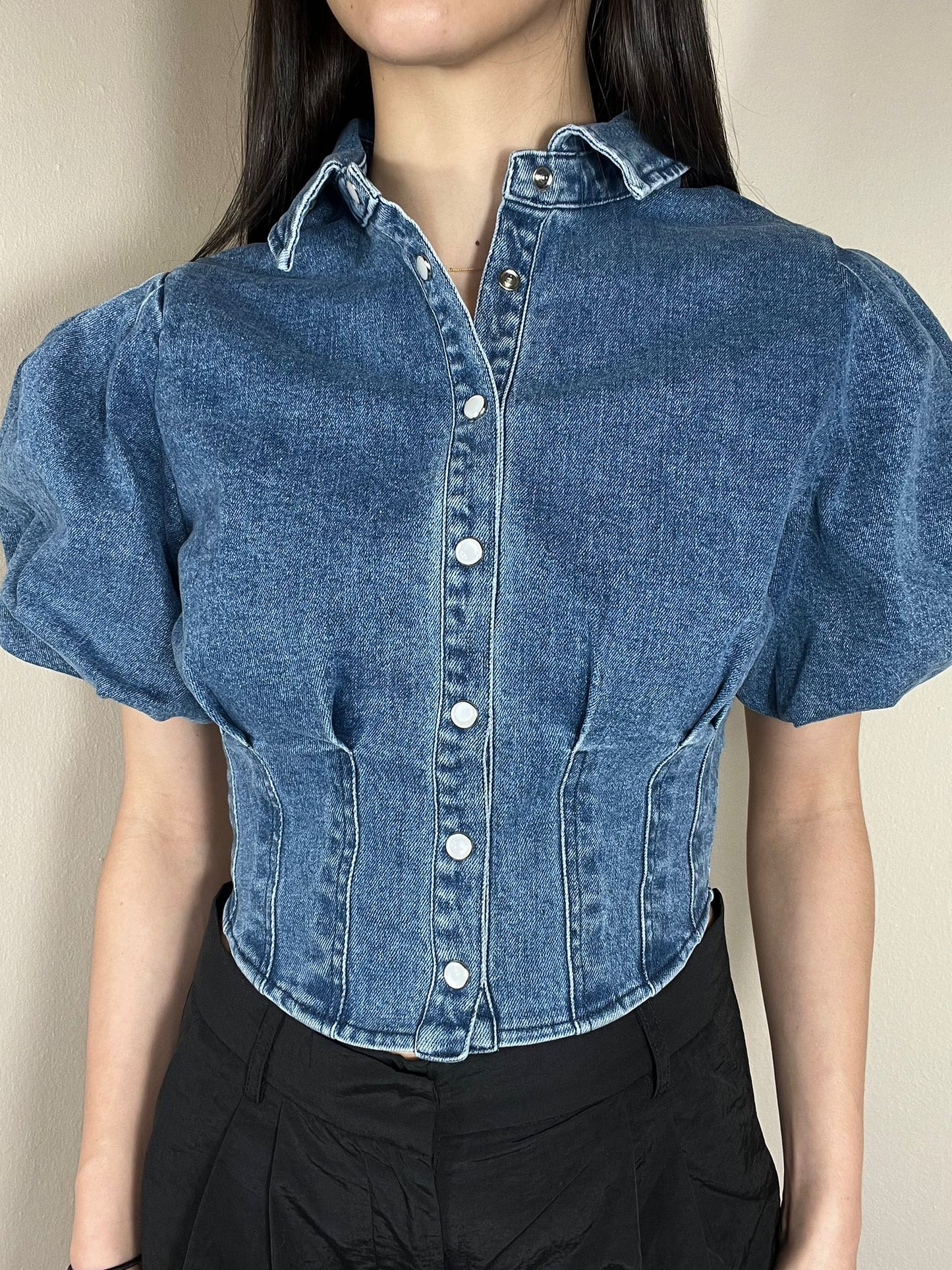 Maru Denim Top