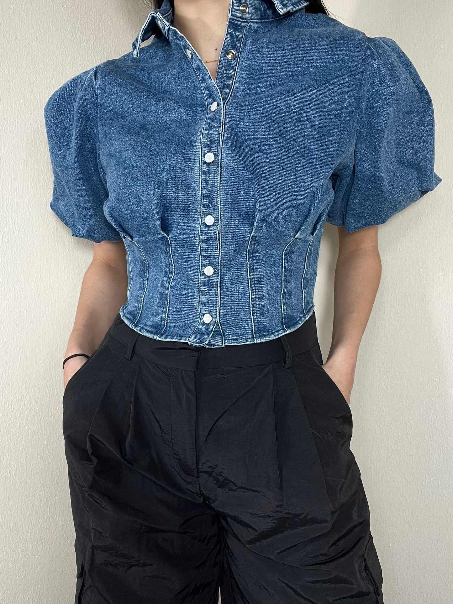 Maru Denim Top