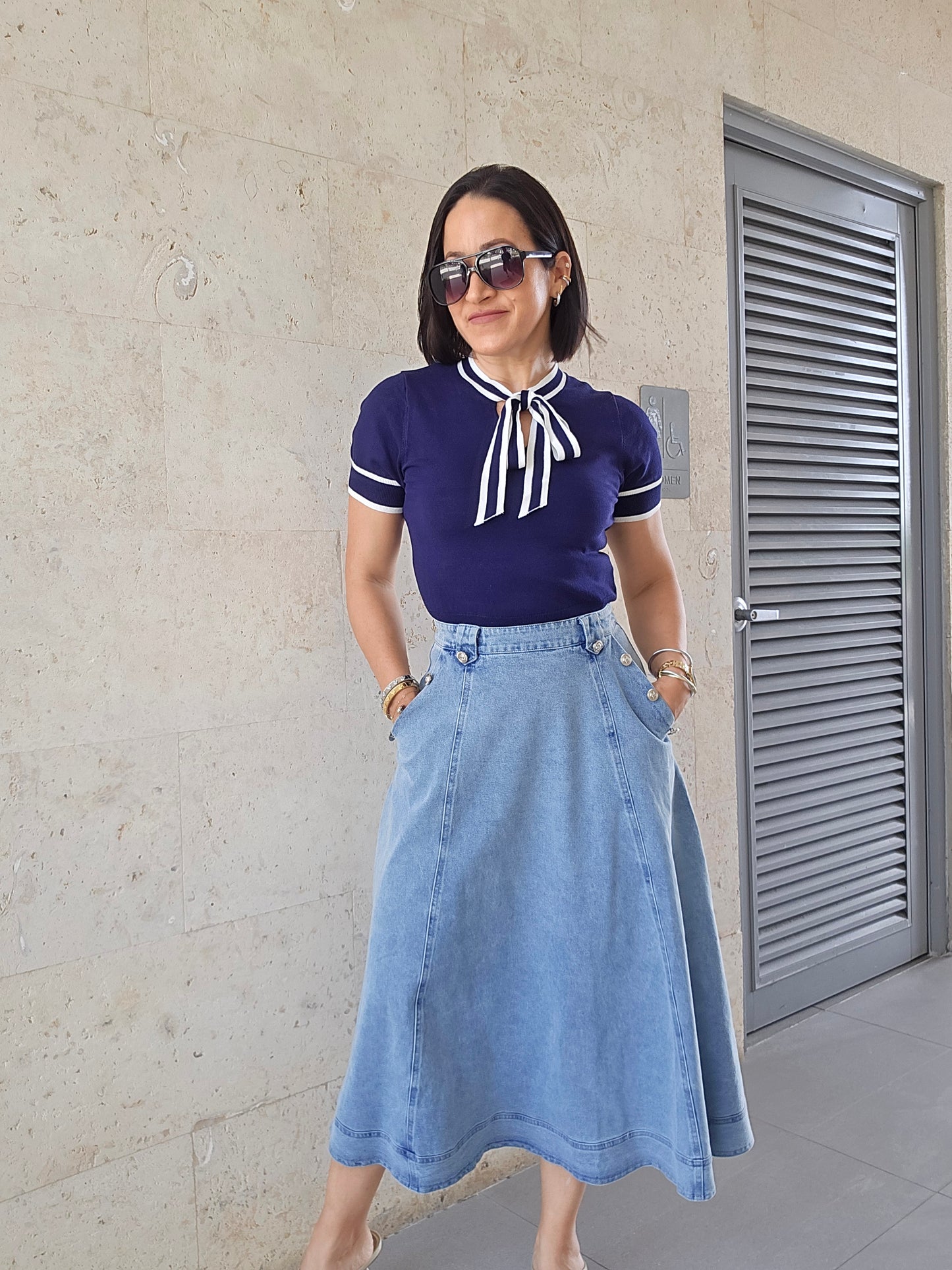 Maite Denim Skirt