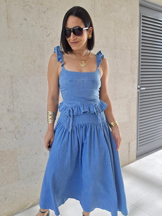 Claudia Denim Set
