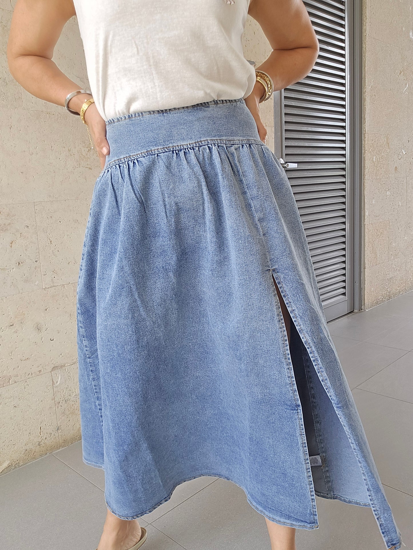 Merari Denim Skirt