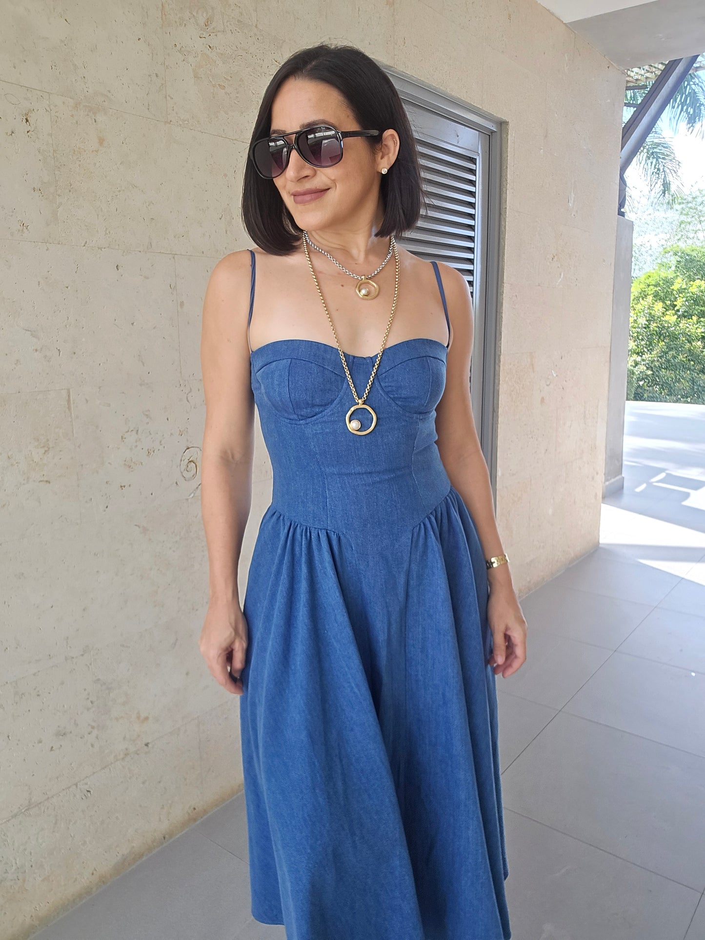 Jimena Denim Dress