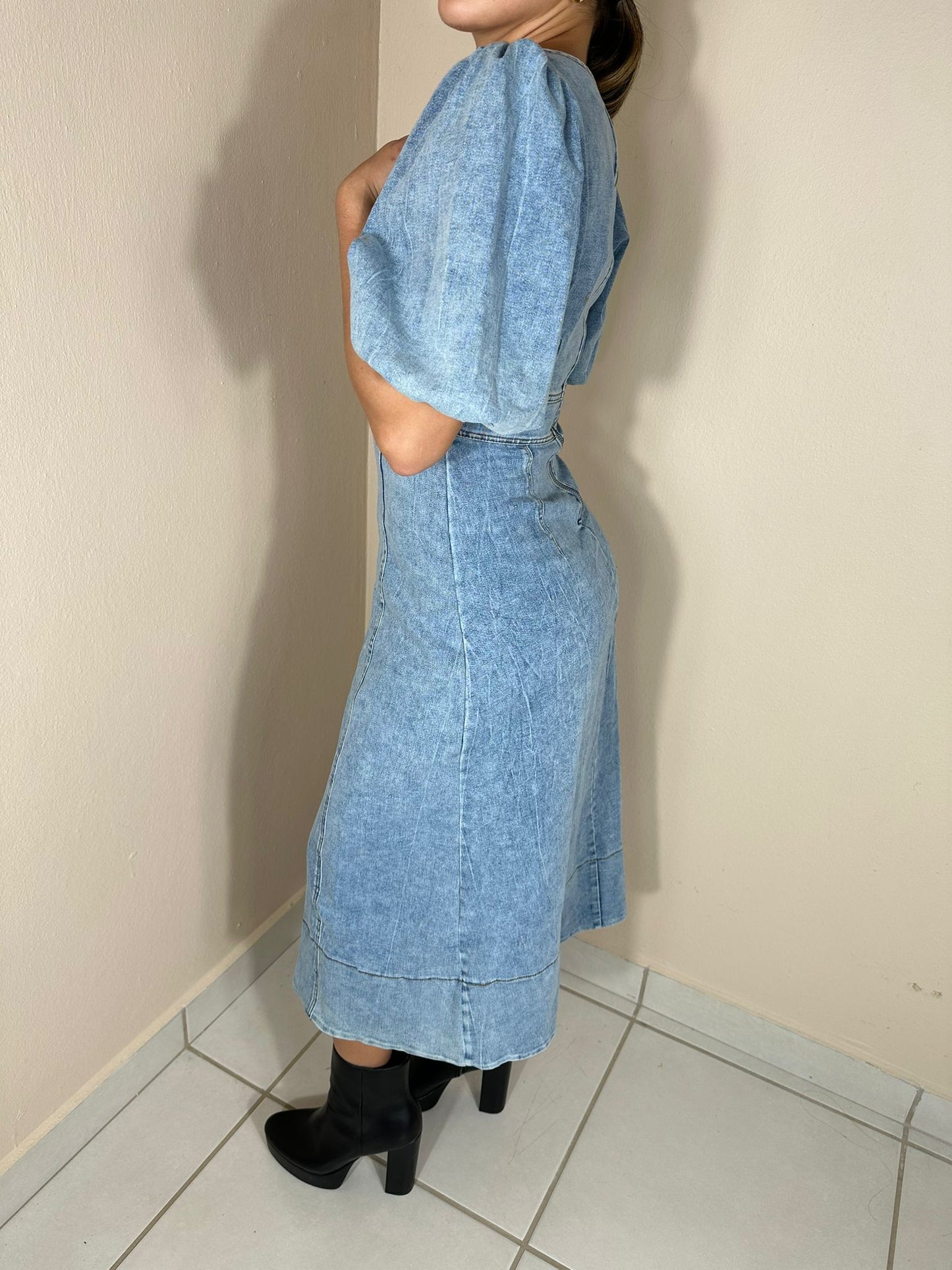 Romantic Denim Dress