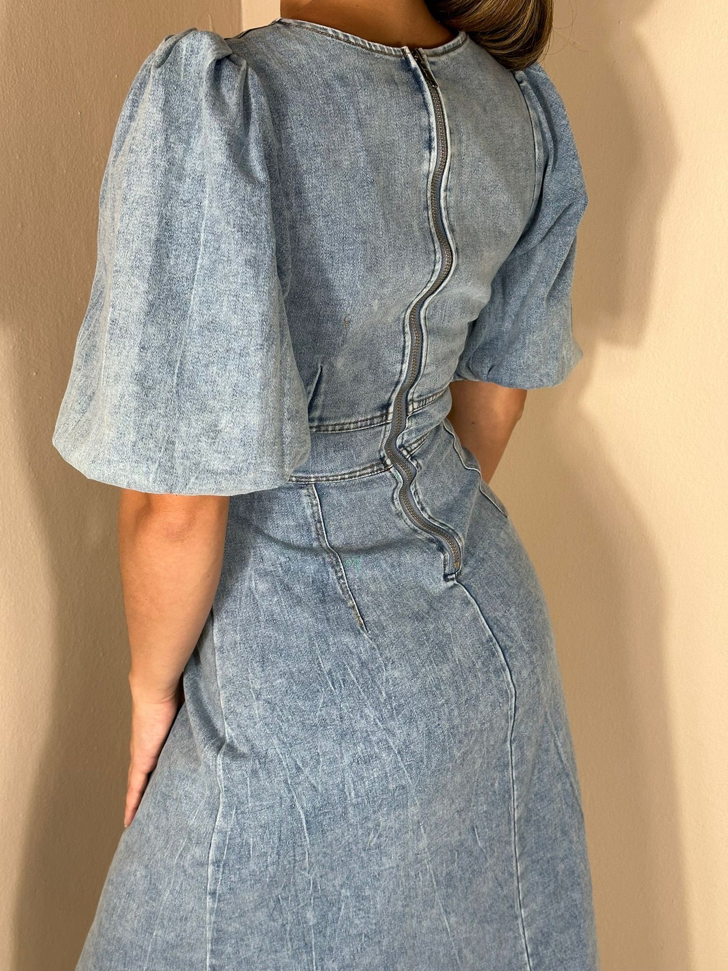 Romantic Denim Dress