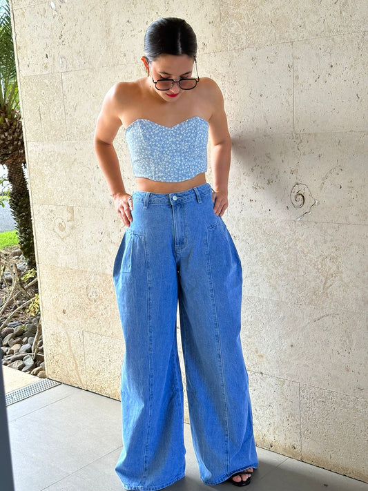 Trendy Flare Wide Leg Pants